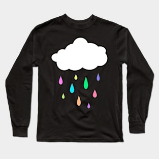 Rainbow Raincloud Long Sleeve T-Shirt